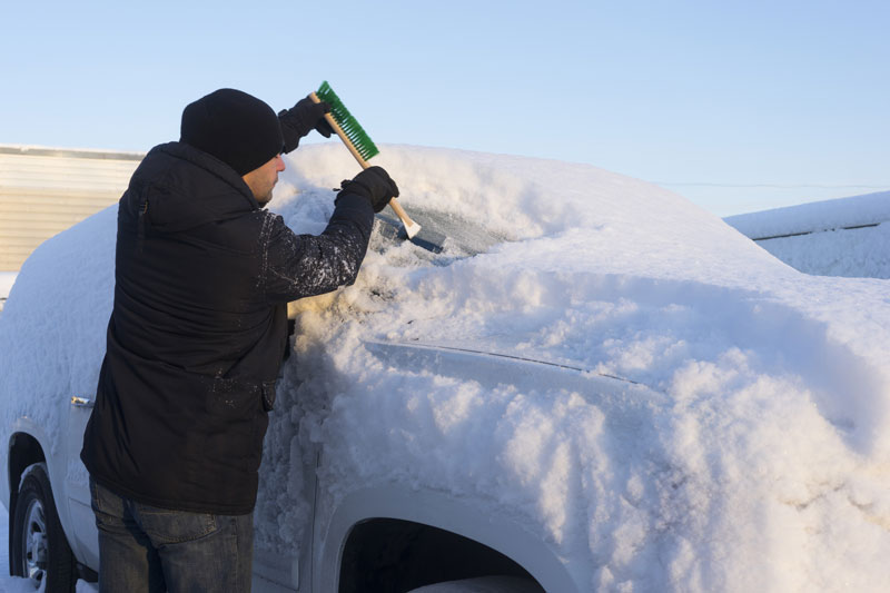 The Snow On Your Car Roof May Lead To A Fine