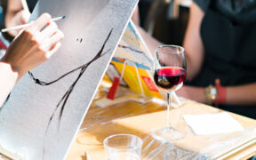 Paint and sip in Westchester